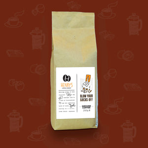 Blow Your Socks Off Ground Coffee 250g